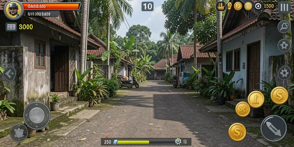Tampilan awal permainan yang menawan.