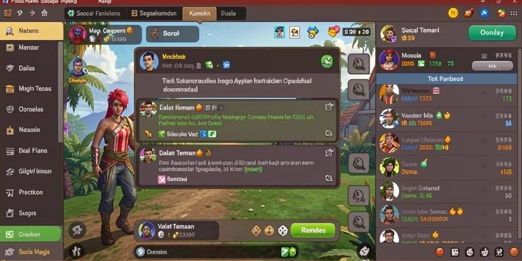Tampak layar awal dengan menu yang mudah dinavigasi.