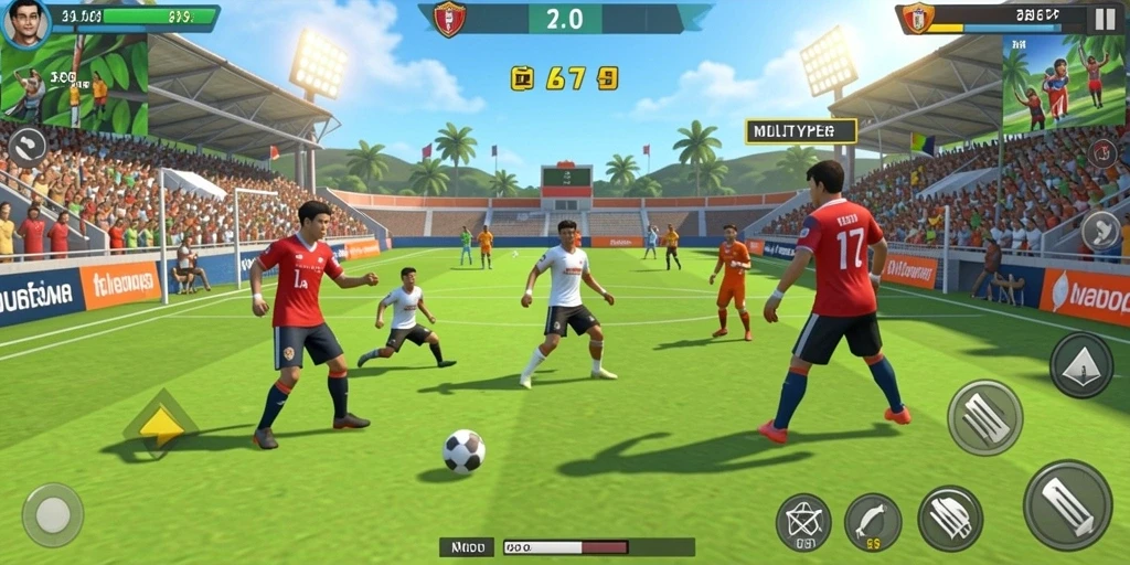 Screenshot menampilkan karakter utama dalam aksi.