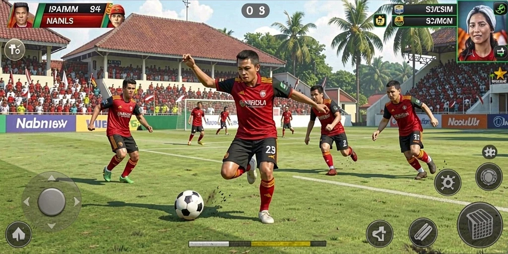 Screenshot pertama menunjukkan tampilan awal permainan DEWI11 yang menarik.
