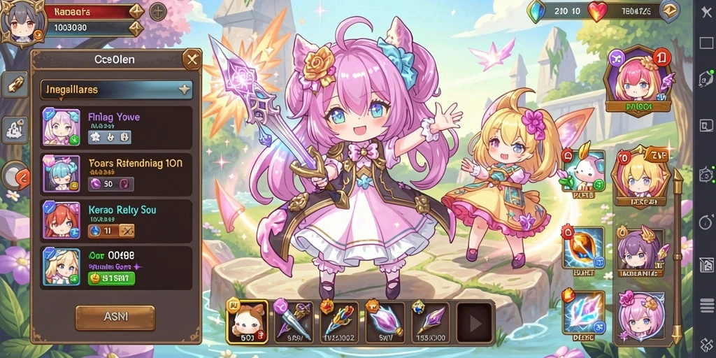 Tampak gameplay yang penuh aksi.