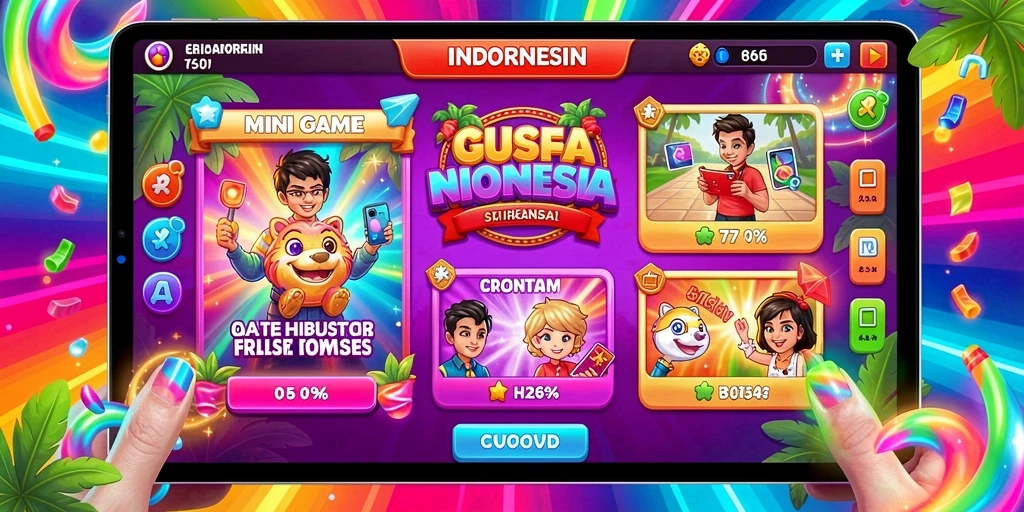 Gambar mesin slot dengan tema misterius yang menarik.