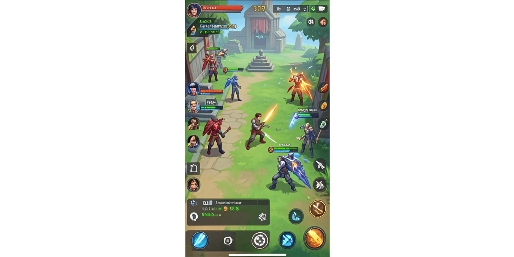 Screenshot aplikasi HOYE55 menunjukkan grafis yang menakjubkan.