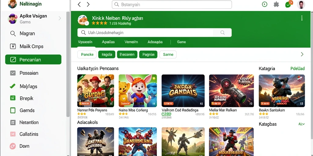 Tampilan antarmuka yang user-friendly.