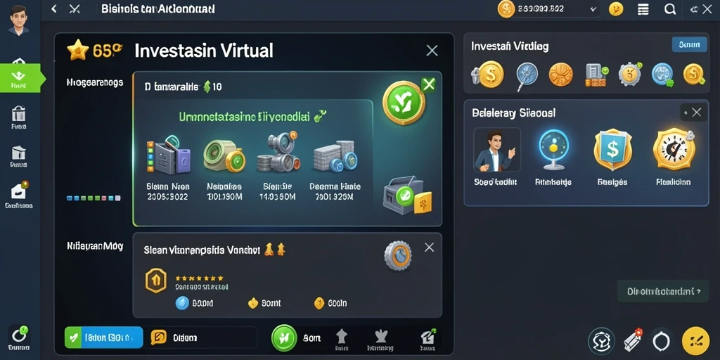 Tampilan awal game yang menarik dan user-friendly.