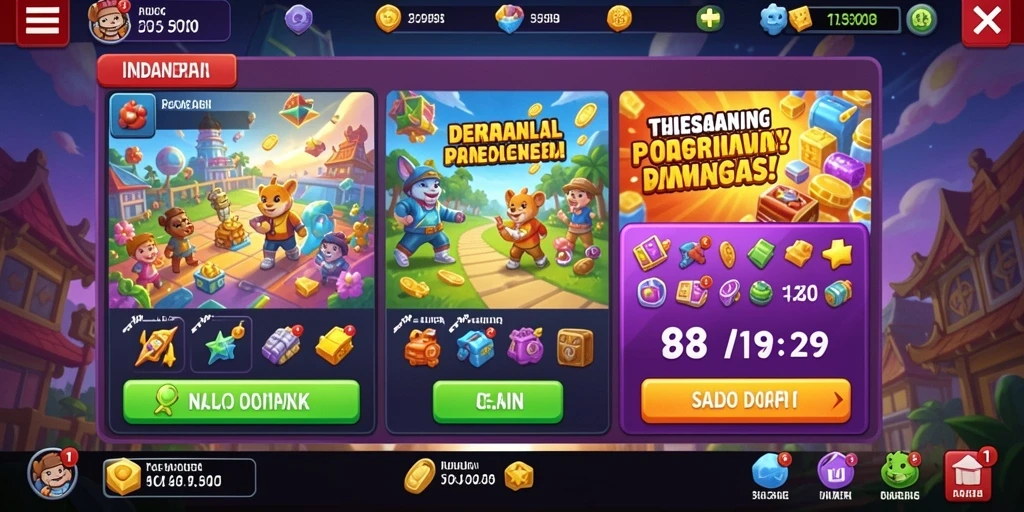 Tampilan antarmuka yang intuitif dan menarik.