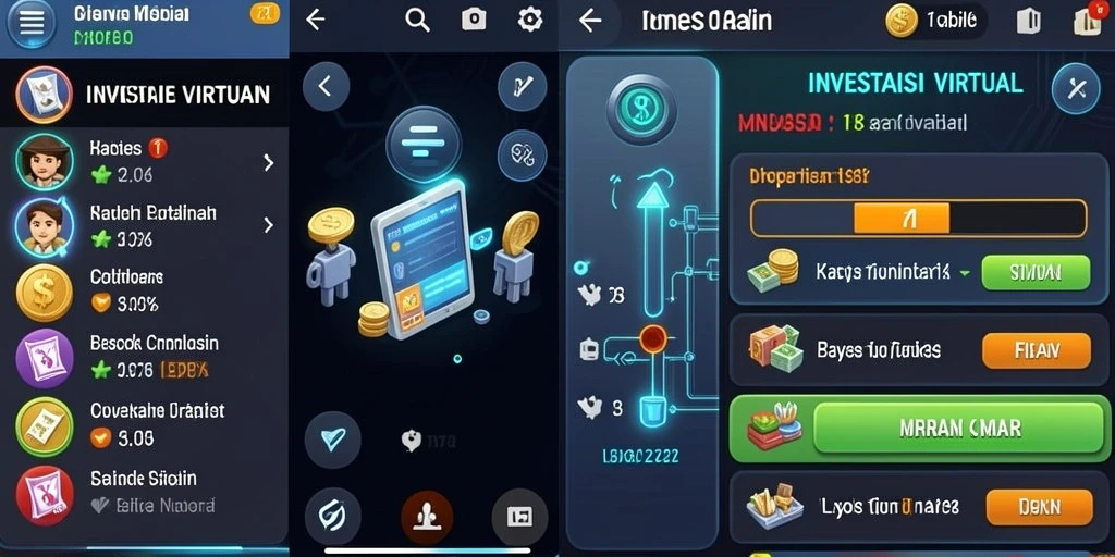 Tampilan menu awal yang menarik dan mudah dinavigasi.