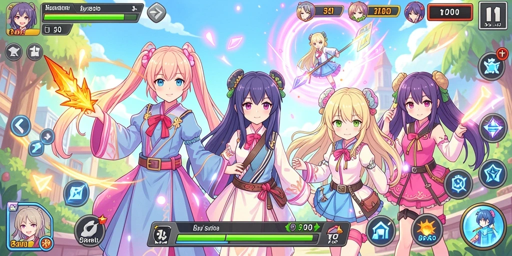 Tangkapan layar menunjukkan grafis menawan di dalam game.