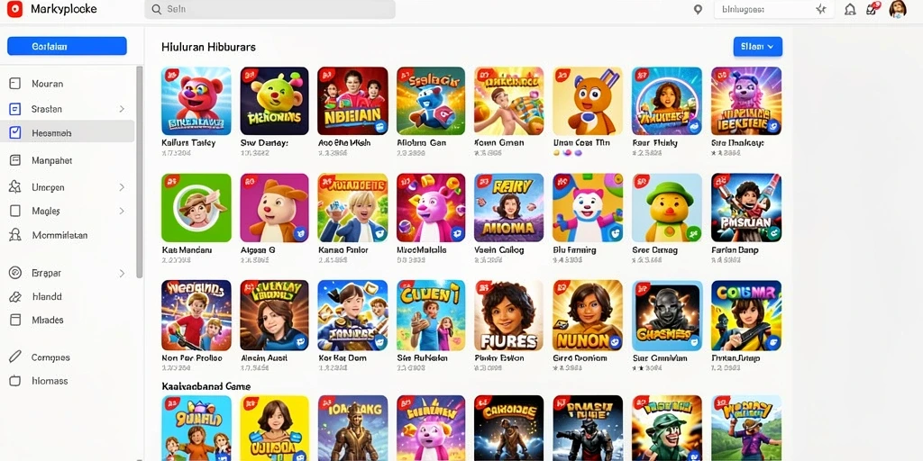 Screenshot menunjukkan antarmuka pengguna yang menarik.