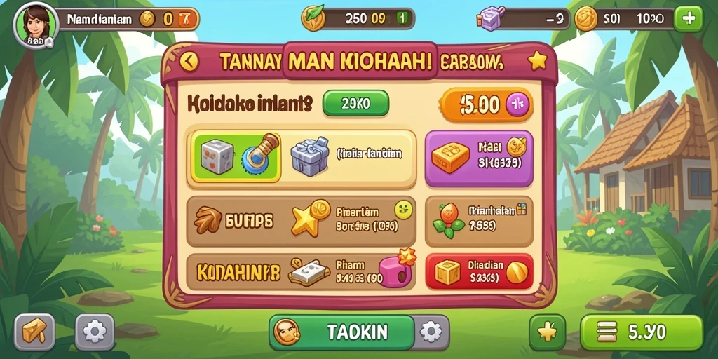 Tampilan antarmuka yang sederhana dan menarik.