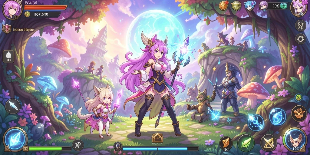 Gambar menampilkan tampilan awal game yang menarik.